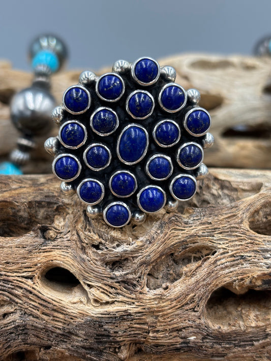 Lapis Adjustable Ring #1 by Federico Jimenez