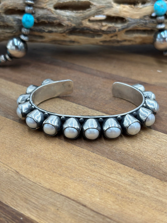 Pearl Cuff by Federico Jimenez