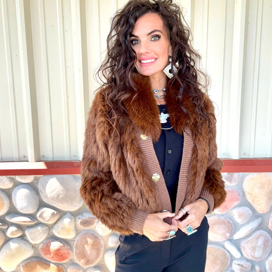 Copper Canyon Fox Fur Jacket