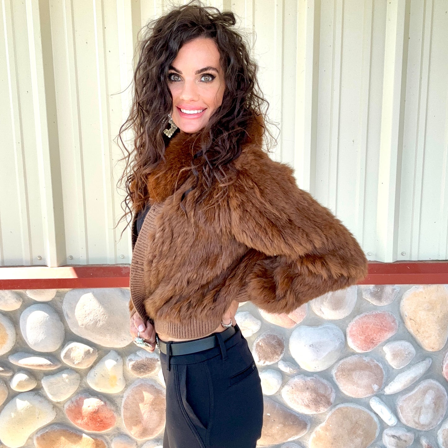 Copper Canyon Fox Fur Jacket