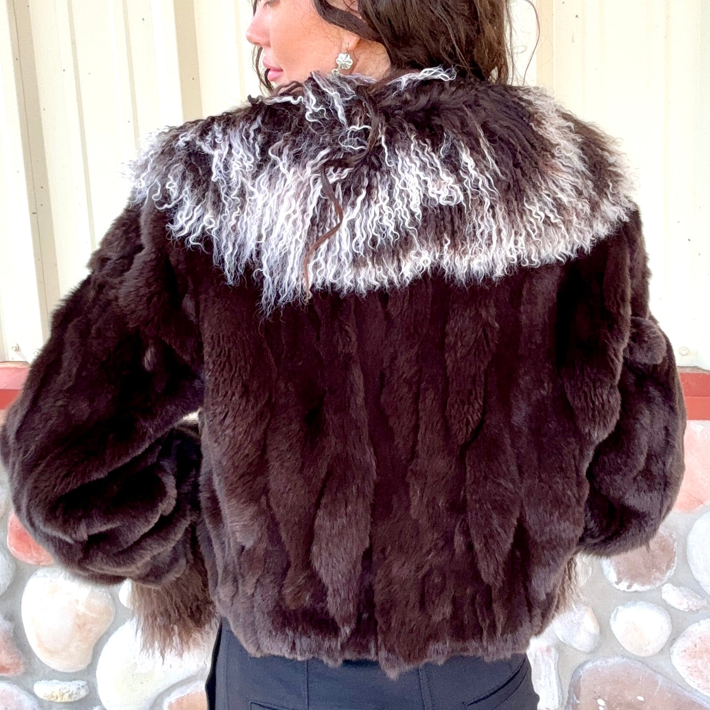 The Feral Fringe Lamb and Rabbit Fur