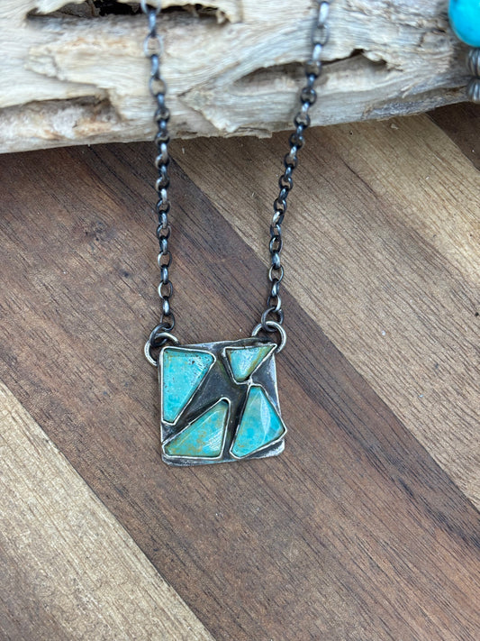 Turquoise Necklace #4 by Jude Candeleria, Zuni