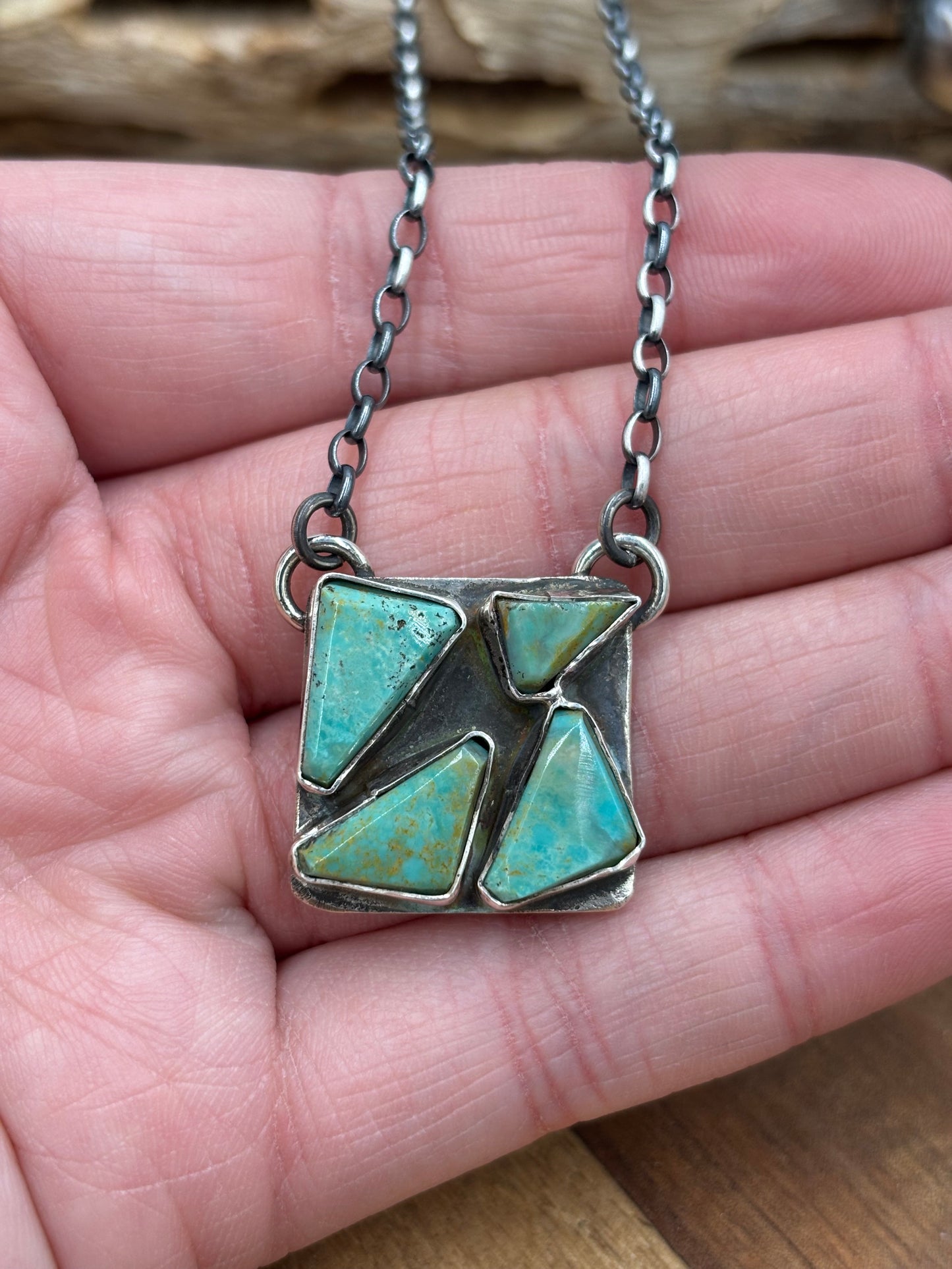 Turquoise Necklace #4 by Jude Candeleria, Zuni