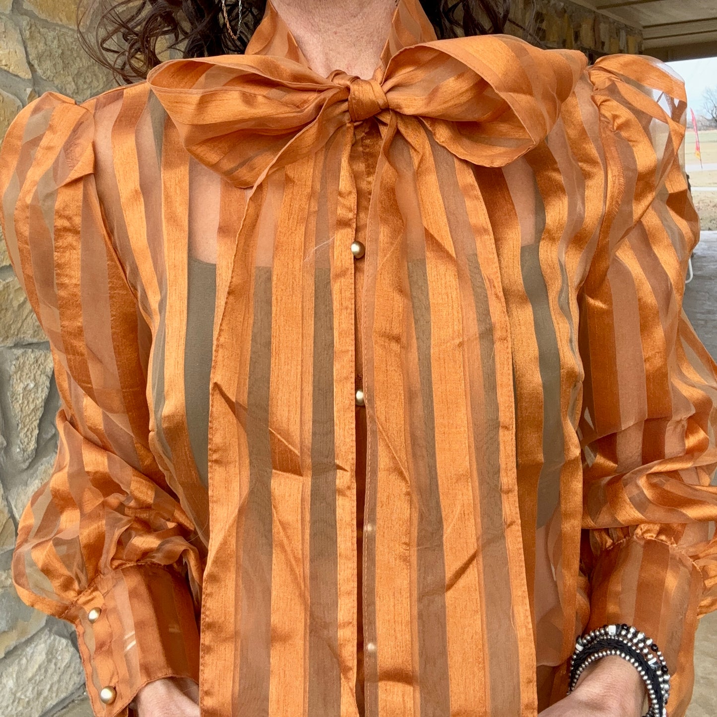 The Golden Prairie Debutante Blouse