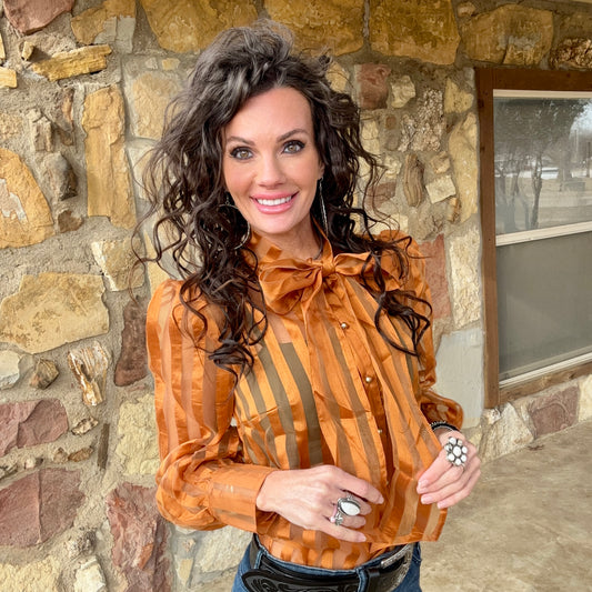 The Golden Prairie Debutante Blouse