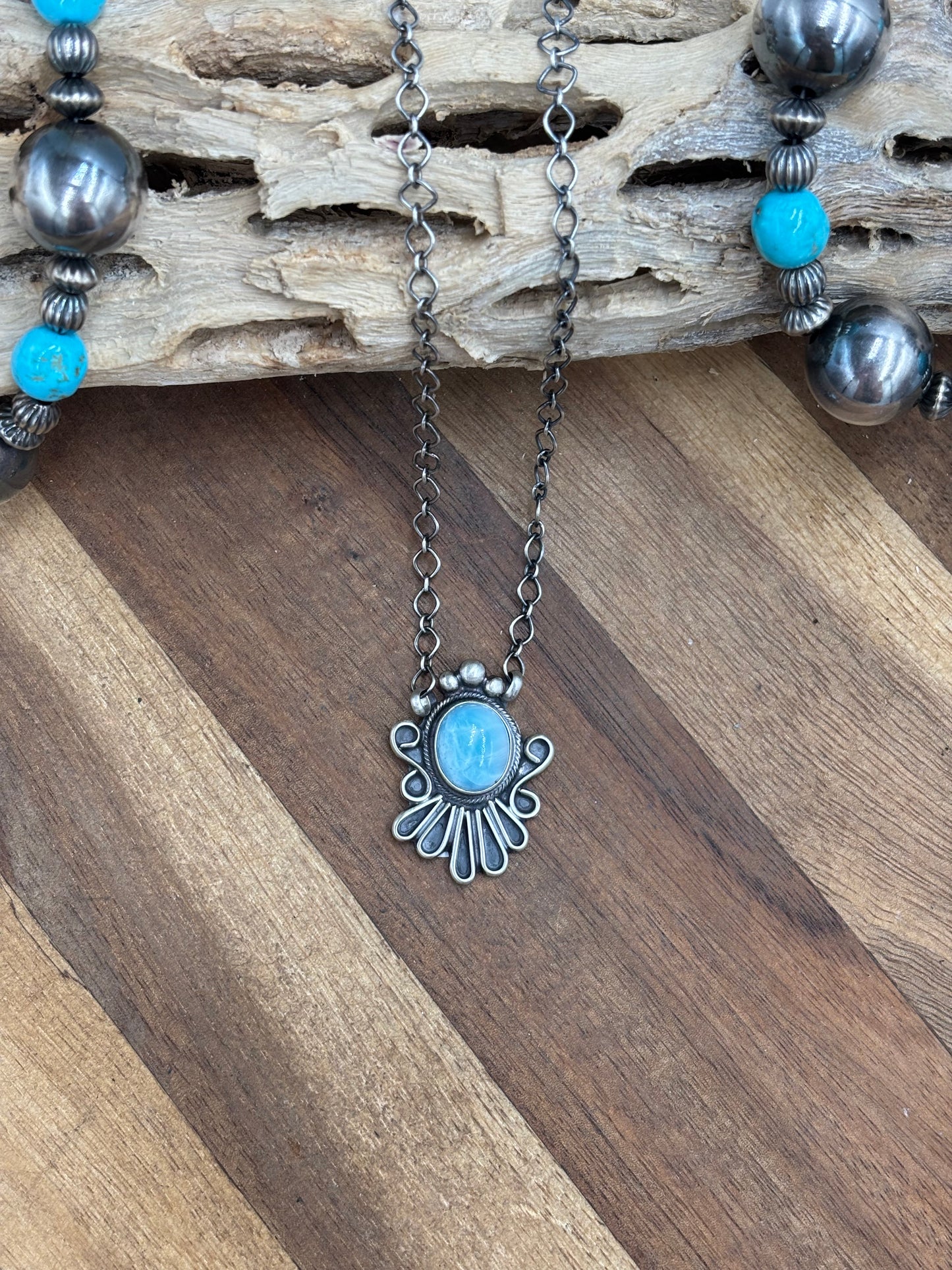 Larimar Necklace #1