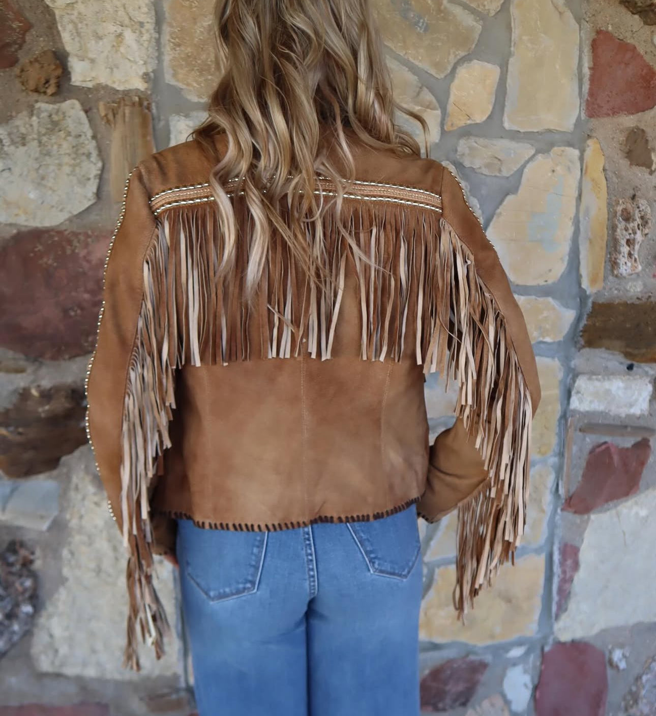 Scully Studded & Fringe Jacket