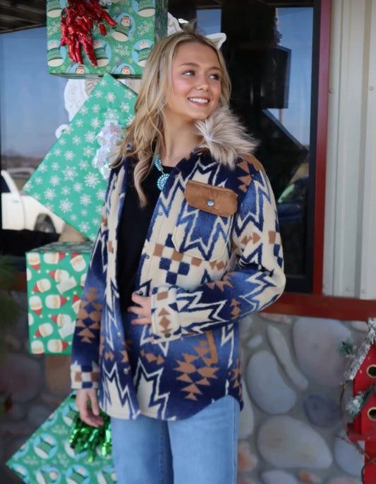 Tasha Polizzi Mountain Blue Jacket