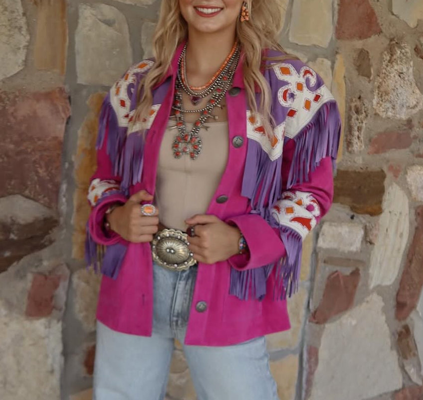 Double D Ranch Women's Bandera Jacket in Pink