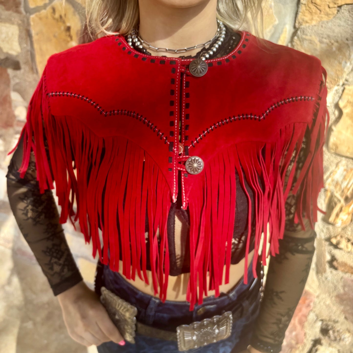 Scarlett Sundown Fringe Capelet