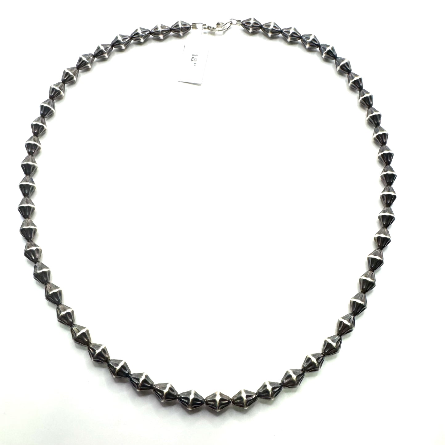 18" Sterling Silver Torpedo Pearl Necklace