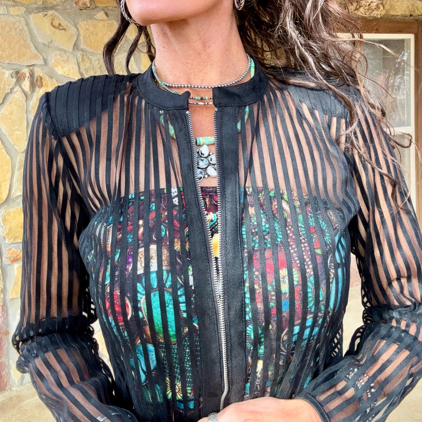 Midnight Outlaw Fringe Jacket