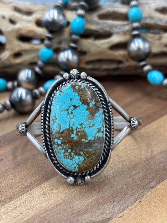 Mine #8 #96-37 Cuff by Eugene Belone, Navajo