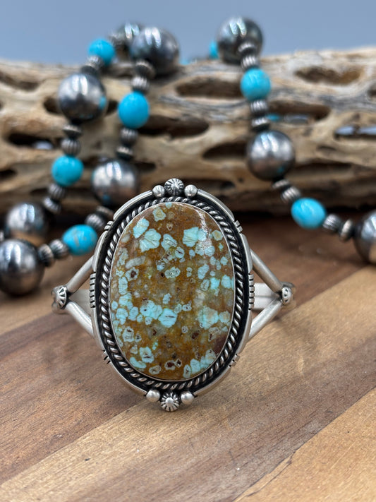 Mine #8 #96-34 Cuff by Eugene Belone, Navajo
