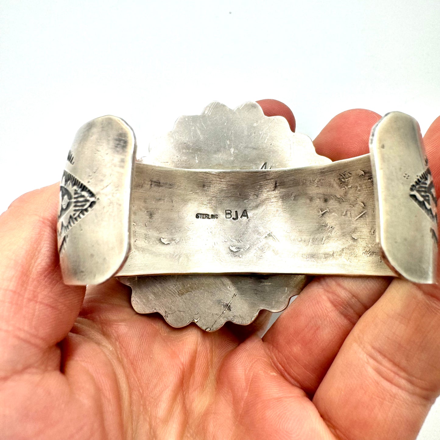 Boulder Opal Cuff with Sleeping Beauty by Ashley Boyd, Navajo