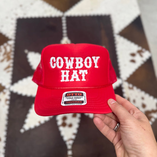 Cowboy Hat Embroidered Snap Back Hat