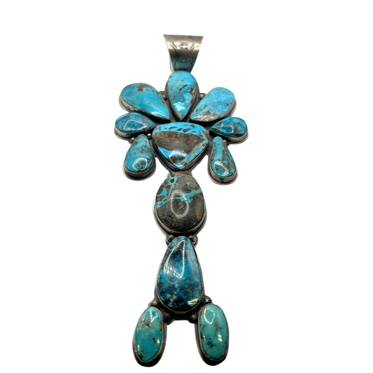 Kingman Turquoise Statement Pendant