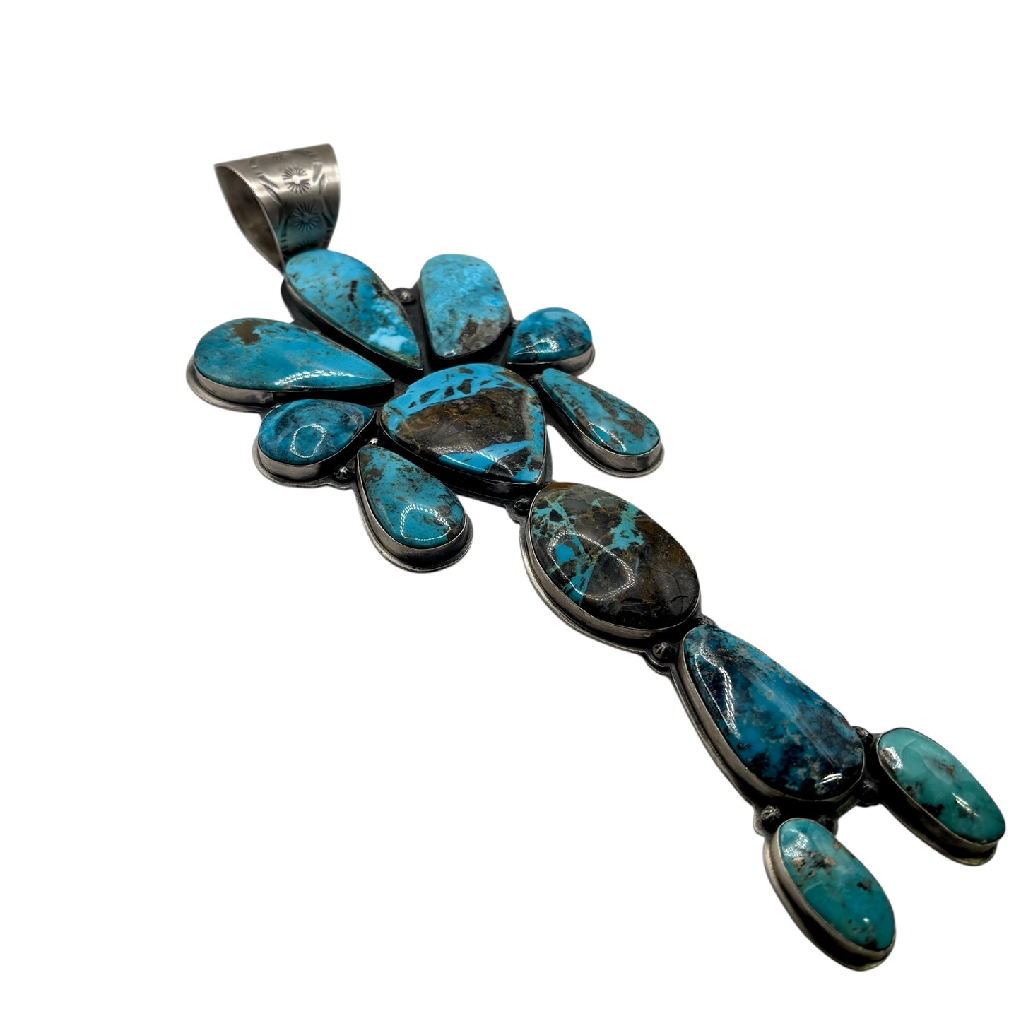 Kingman Turquoise Statement Pendant