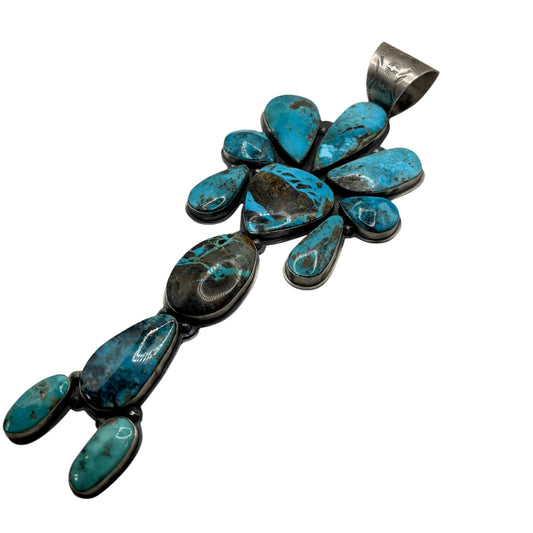 Kingman Turquoise Statement Pendant