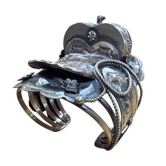 Saddle Cuff by Timothy Yazzie, Navajo