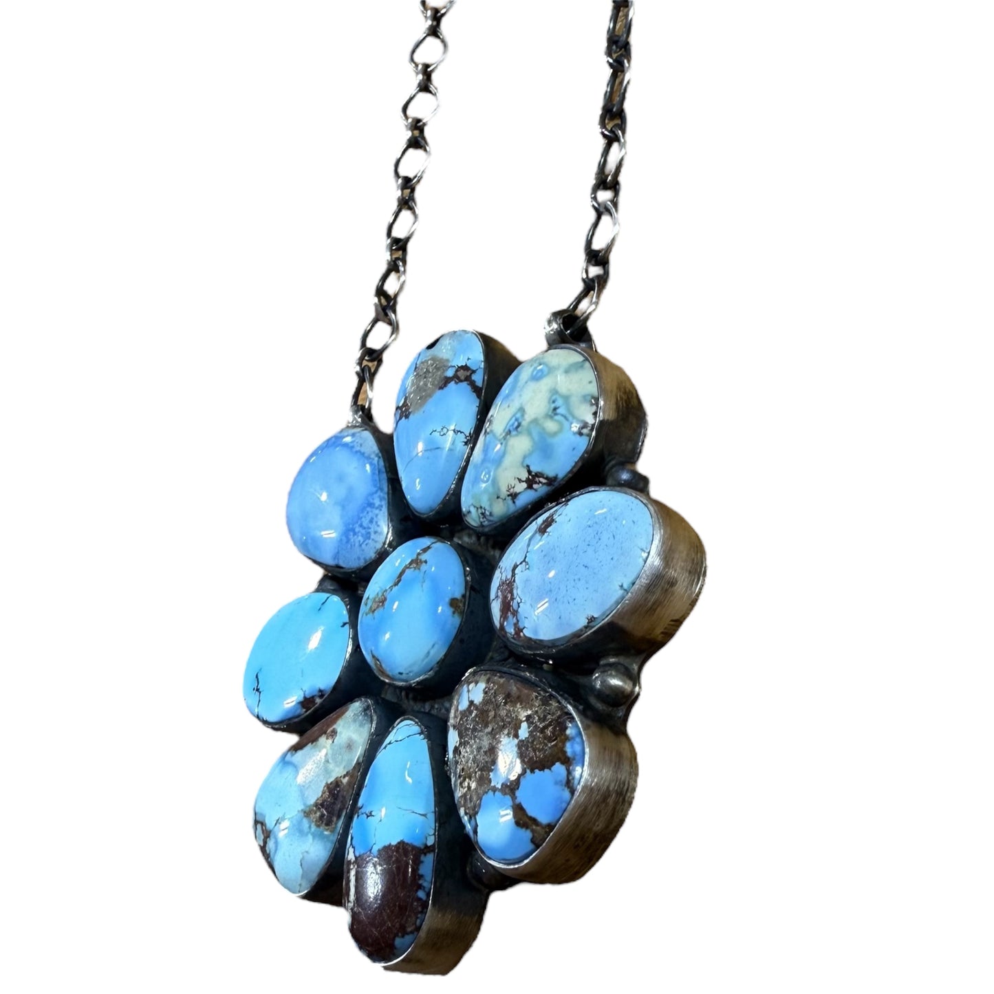 Golden Hills Cluster Necklace by Antionette Martinez