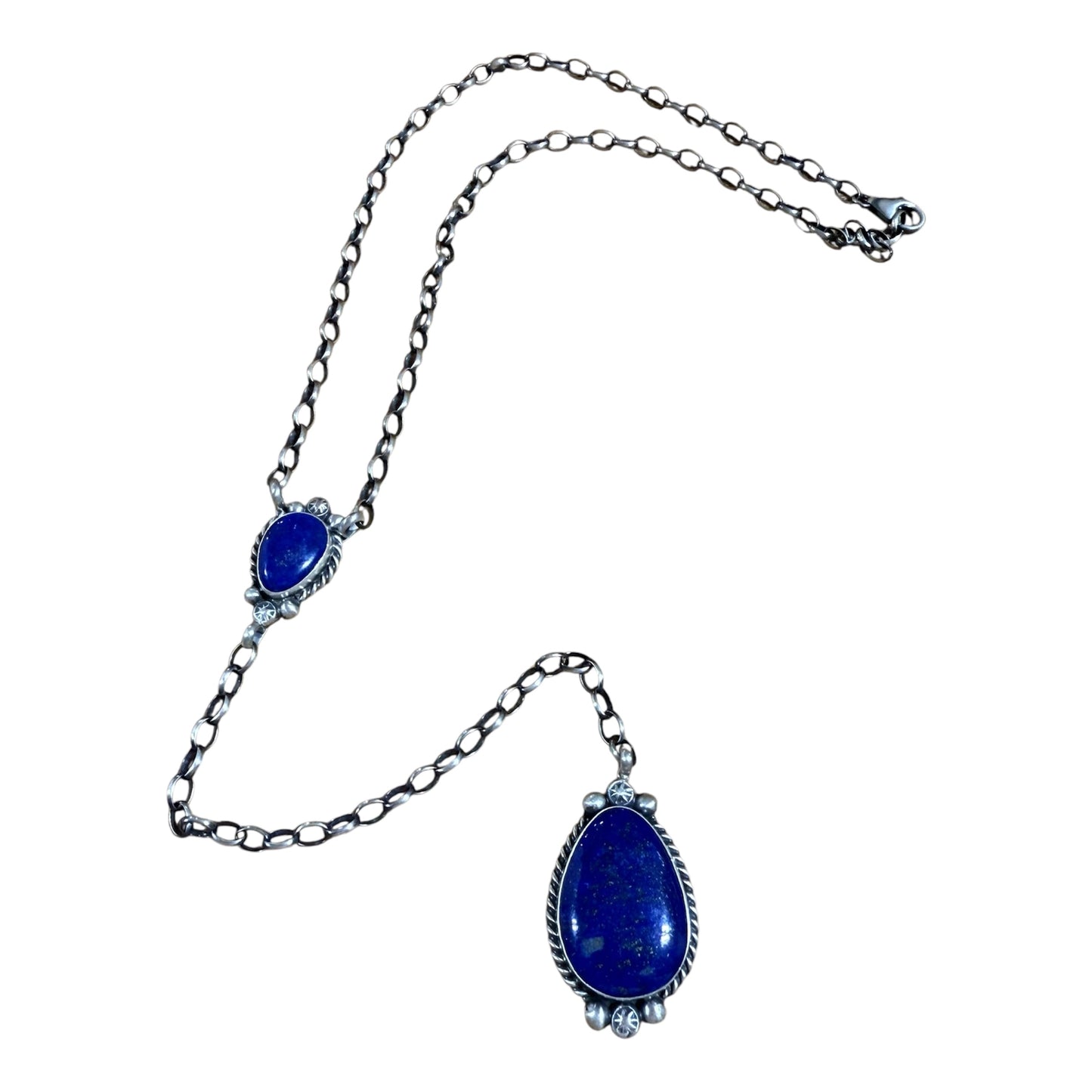 Lapis Lariat Necklace by Augustine Largo