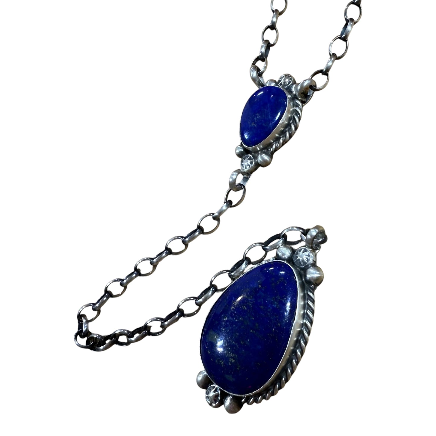 Lapis Lariat Necklace by Augustine Largo