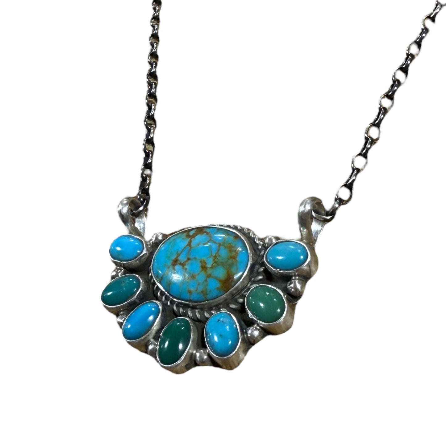 Mixed Mines Turquoise Necklace by Gerildine James