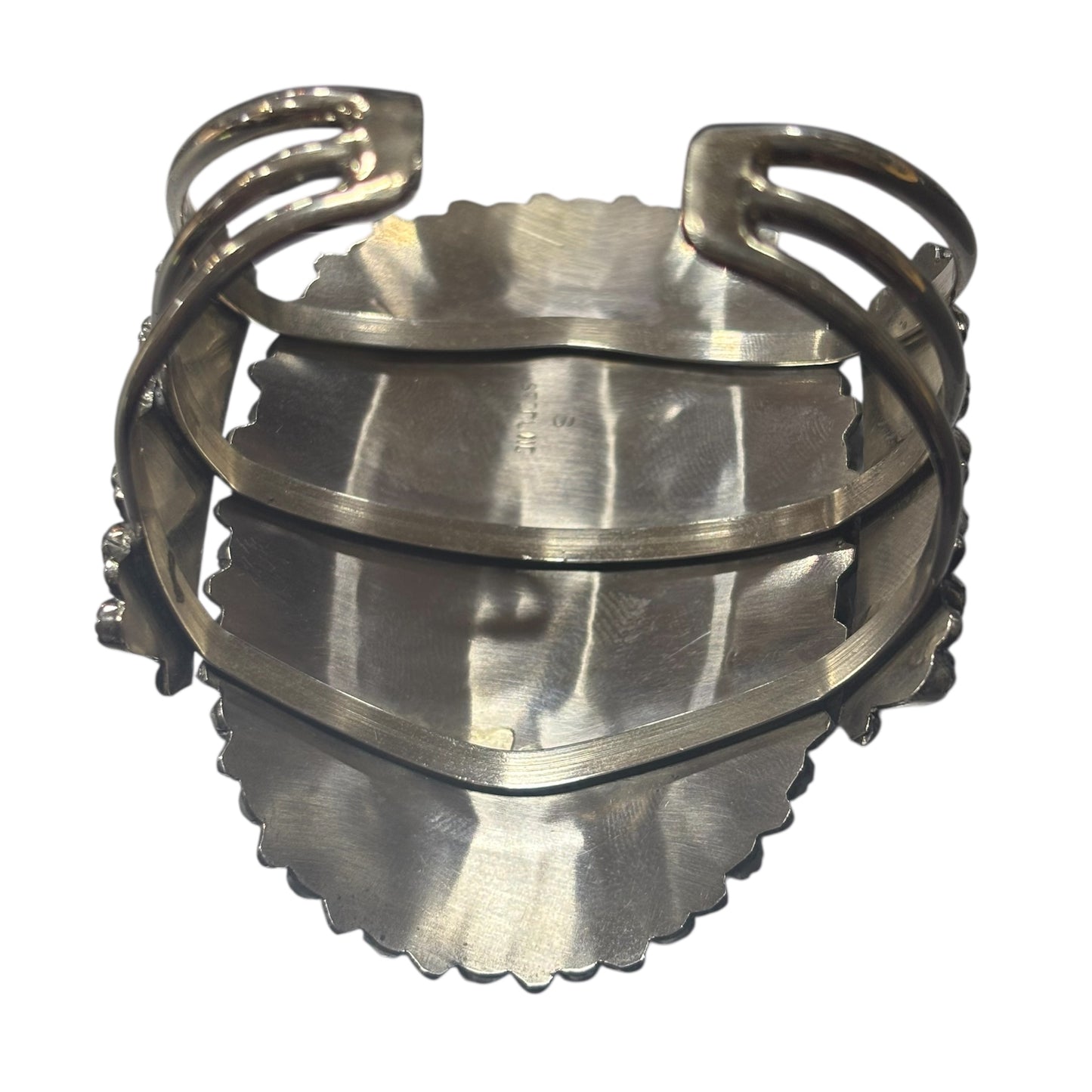 Mixed Block Stone Squash Blossom Necklace Set