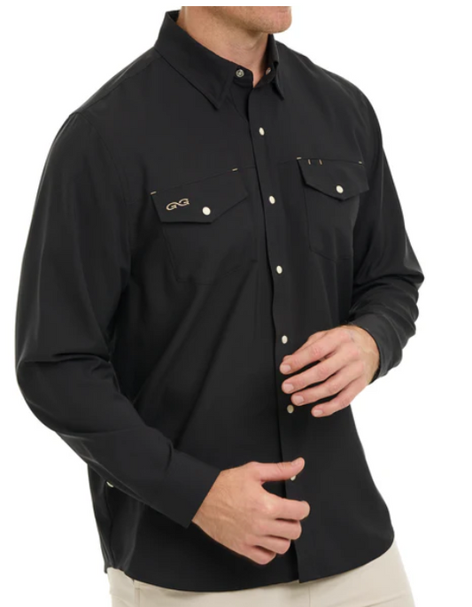 Stockyards shirt long sleeve: Caviar by Game Guard