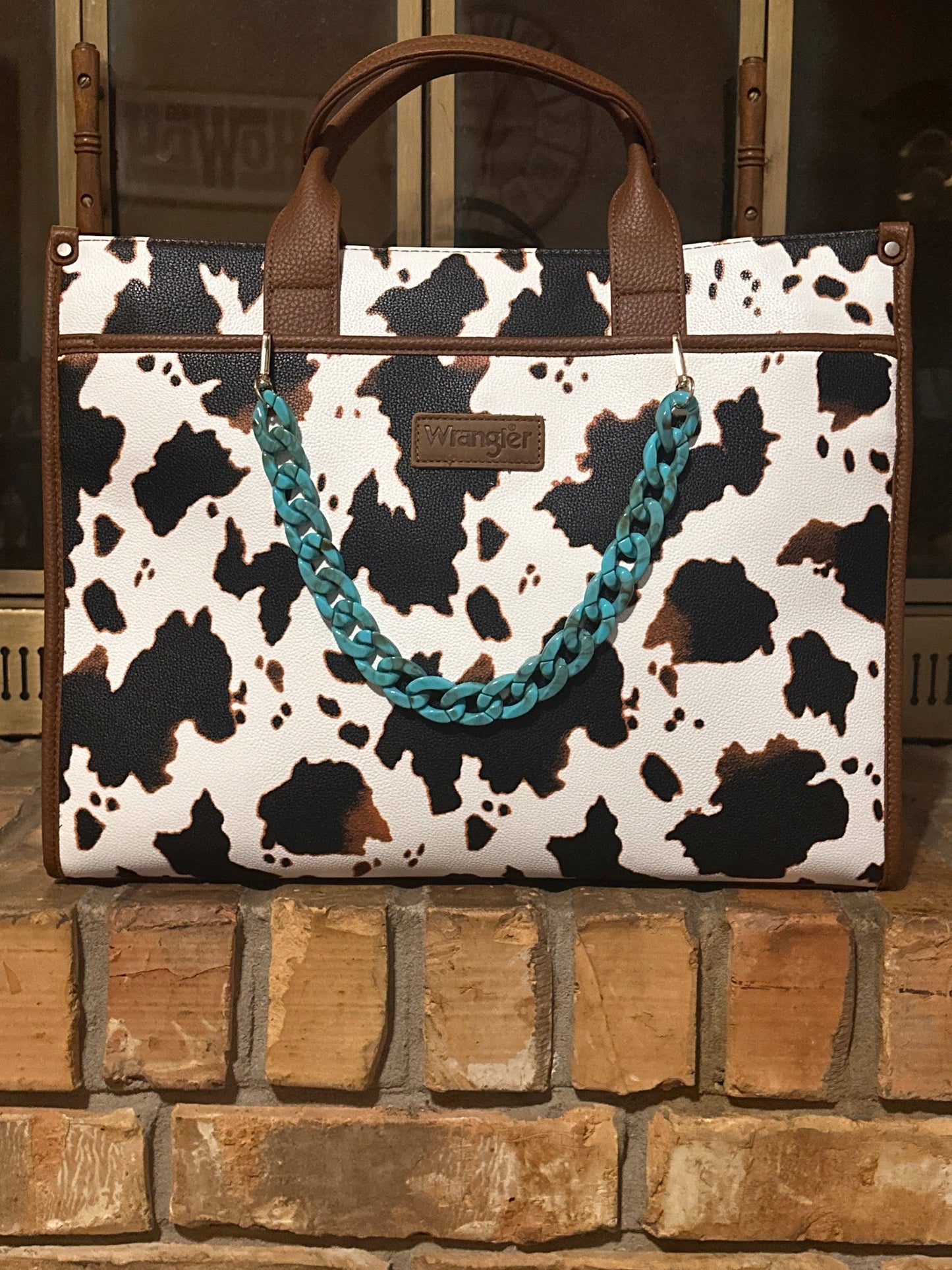 Turquoise Plastic Bag Chain