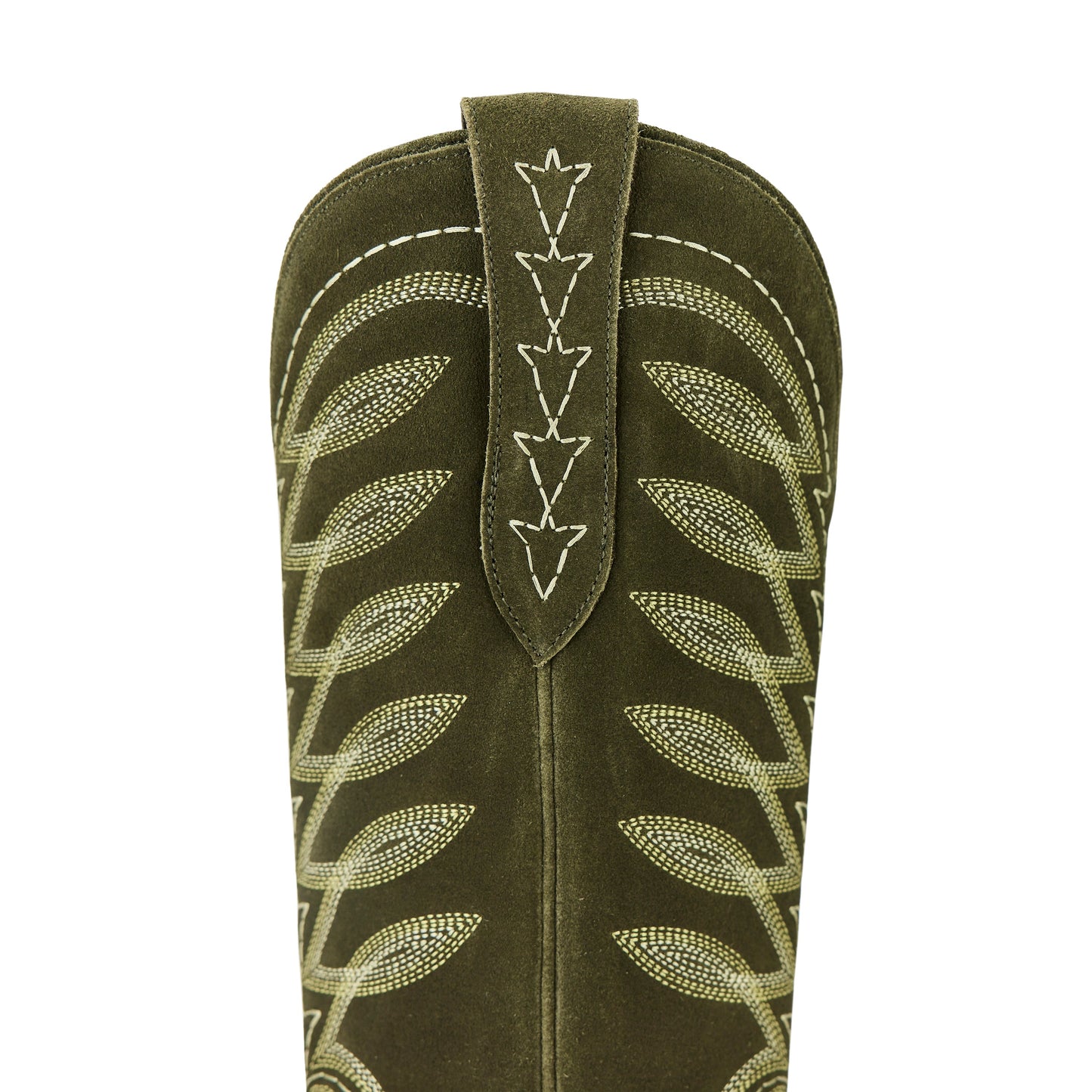Squash Blossom Boot - Olive Suede