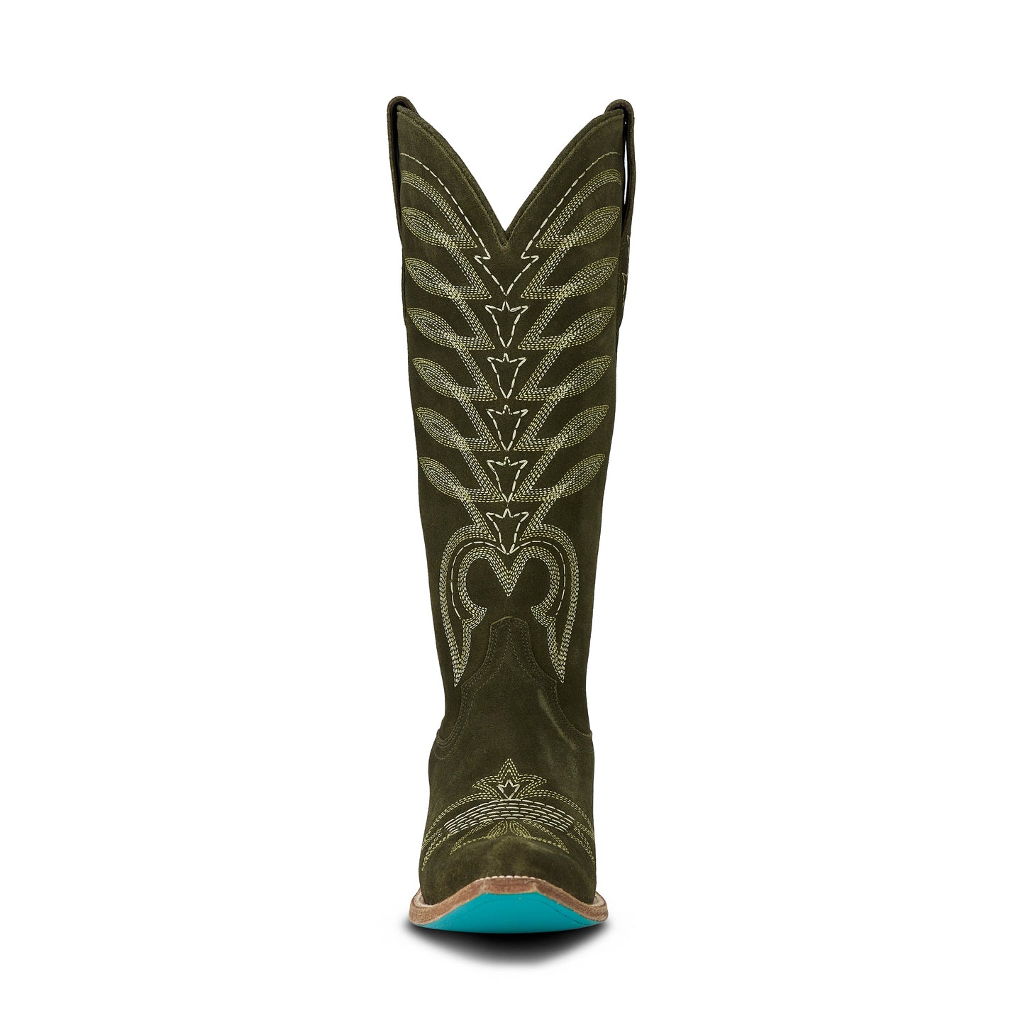 Squash Blossom Boot - Olive Suede