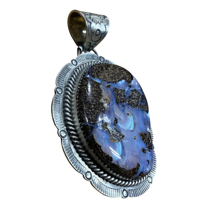 Boulder Opal Statement Pendant