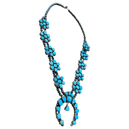 30" Statement Naja Necklace by Ella Peters, Navajo