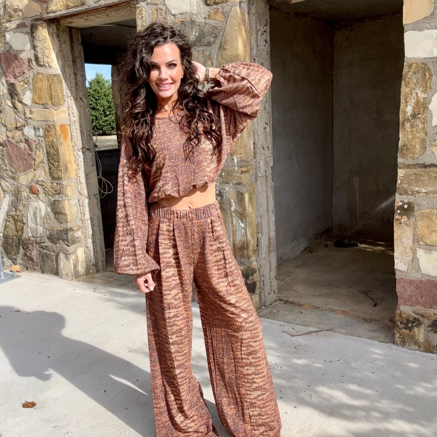 Wild Side Wide Leg Set