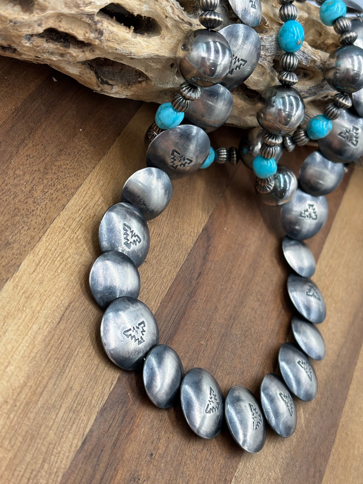 Pillowbead #911-16 Navajo Pearls by Marietta Kellywood, Navajo
