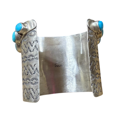 Turquoise Longhorn Statement Cuff