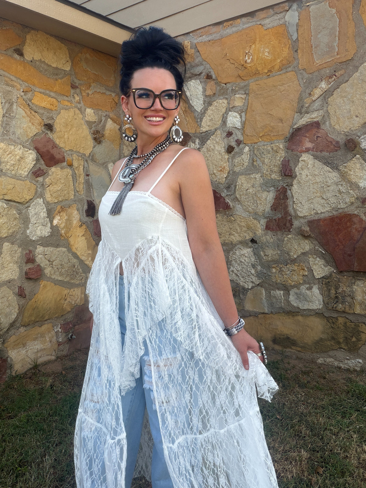 Hailey Lace Top