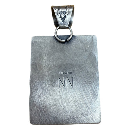 Turquoise Frame Pendant by Ned Nez