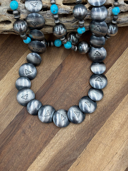 Pillowbead #911-16 Navajo Pearls by Marietta Kellywood, Navajo