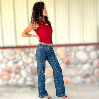 Saddle Up Paisley Trousers