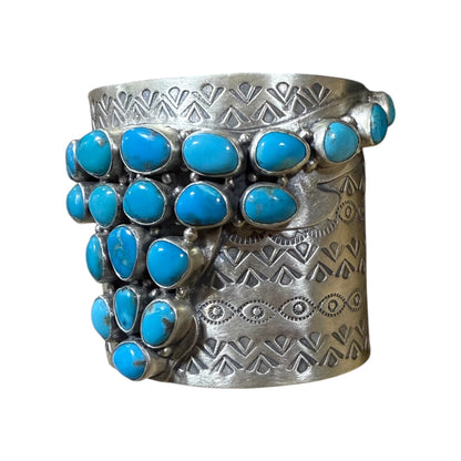 Turquoise Longhorn Statement Cuff