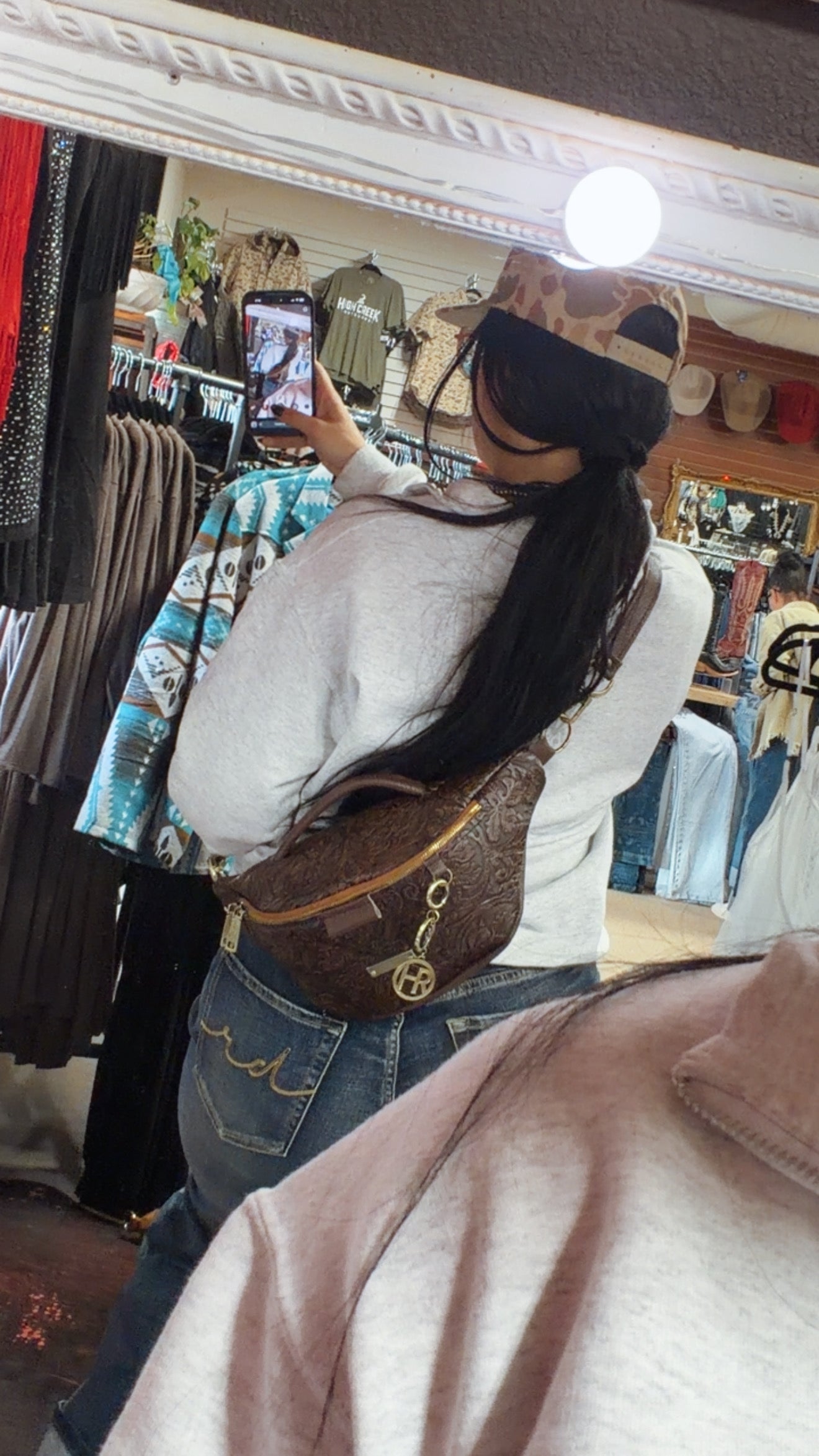 Cowboy Tooled by Harley Rhodes Bum Bag Crossbody