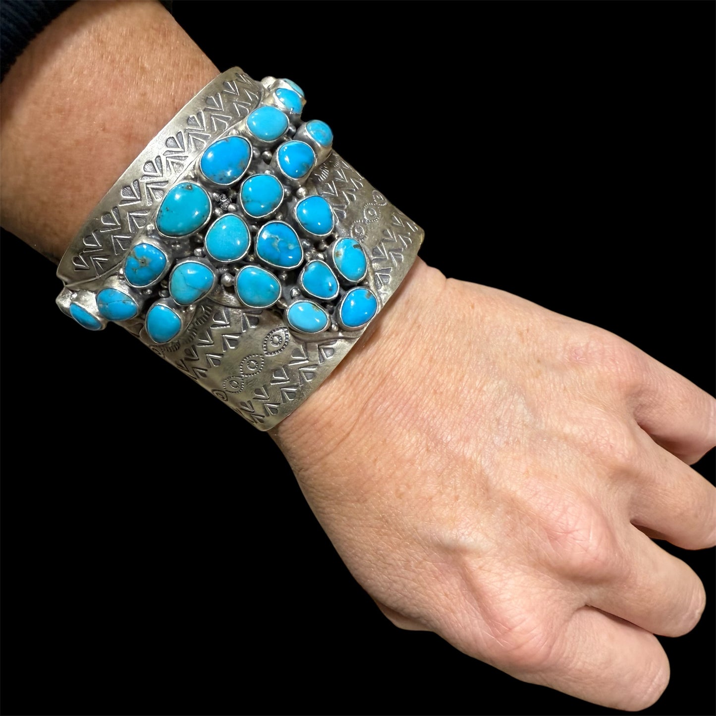 Turquoise Longhorn Statement Cuff