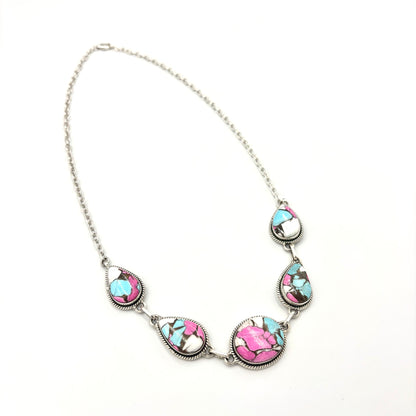 20" Cotton Candy choker necklace Hada Collection