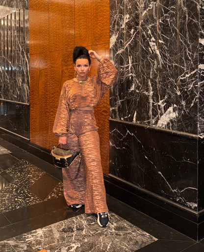 Wild Side Wide Leg Set