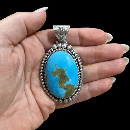 Oval Turquoise Pendant