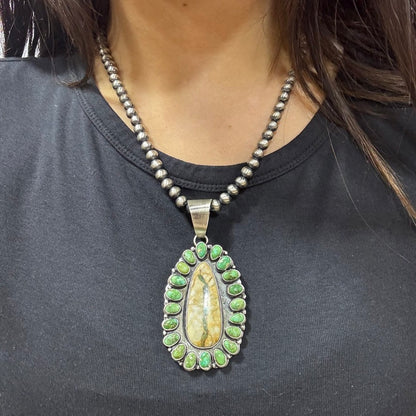 Royston and Sonoran Gold Pendant by Ella Peters