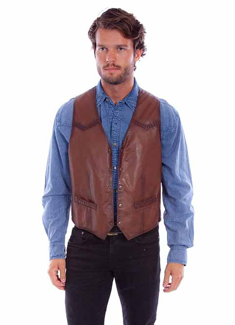 The Charlie Leather Vest